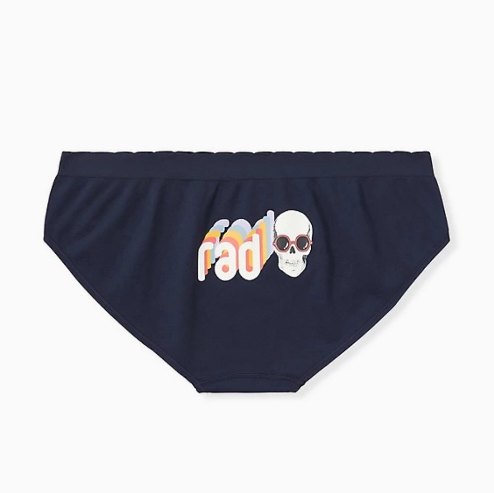 Torrid Size 00 Seamless Mid-Rise Graphic Hipster Panties